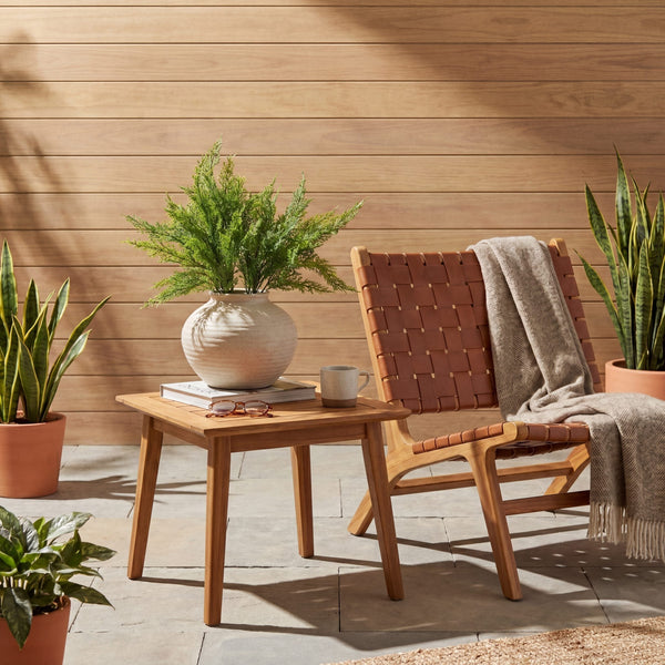 15” UV Resistant Artificial Cedar Bush (Indoor/Outdoor) - Set of 4