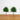 15” UV Resistant Artificial Cedar Bush with Integrated Ground Stake (Indoor/Outdoor) - Set of 2