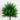 15” UV Resistant Artificial Cedar Bush with Integrated Ground Stake (Indoor/Outdoor) - Set of 2