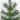 16” Artificial Christmas Tree with Tartan Plaid Flannel Wrapped Base