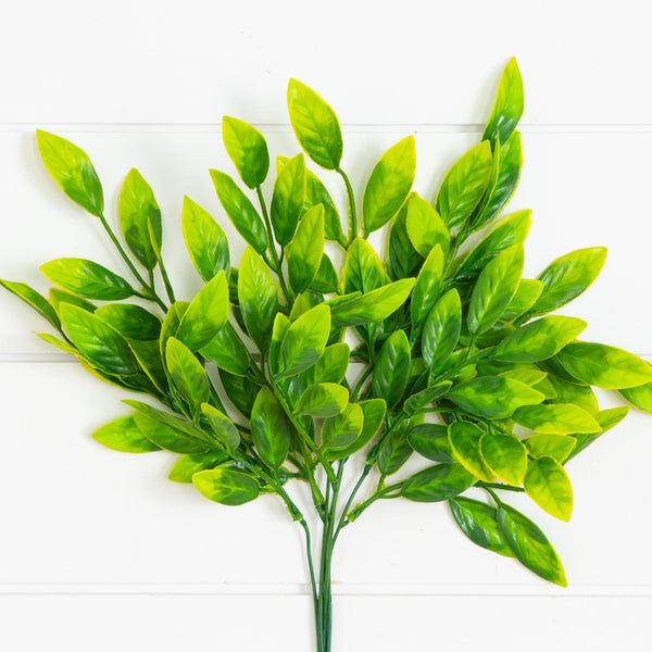 16” UV Artificial Bush Plant -Set of 6