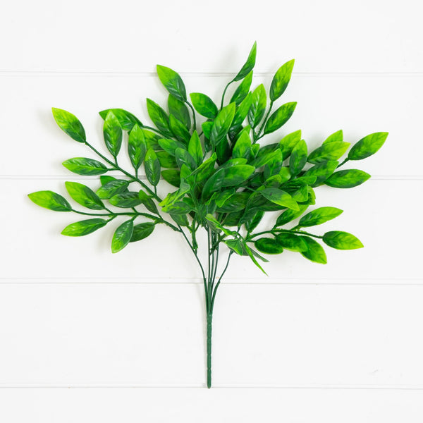 16” UV Artificial Bush Plant -Set of 6