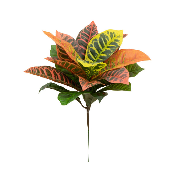 17” Garden Croton Artificial Plant (Real Touch) (Set of 6)