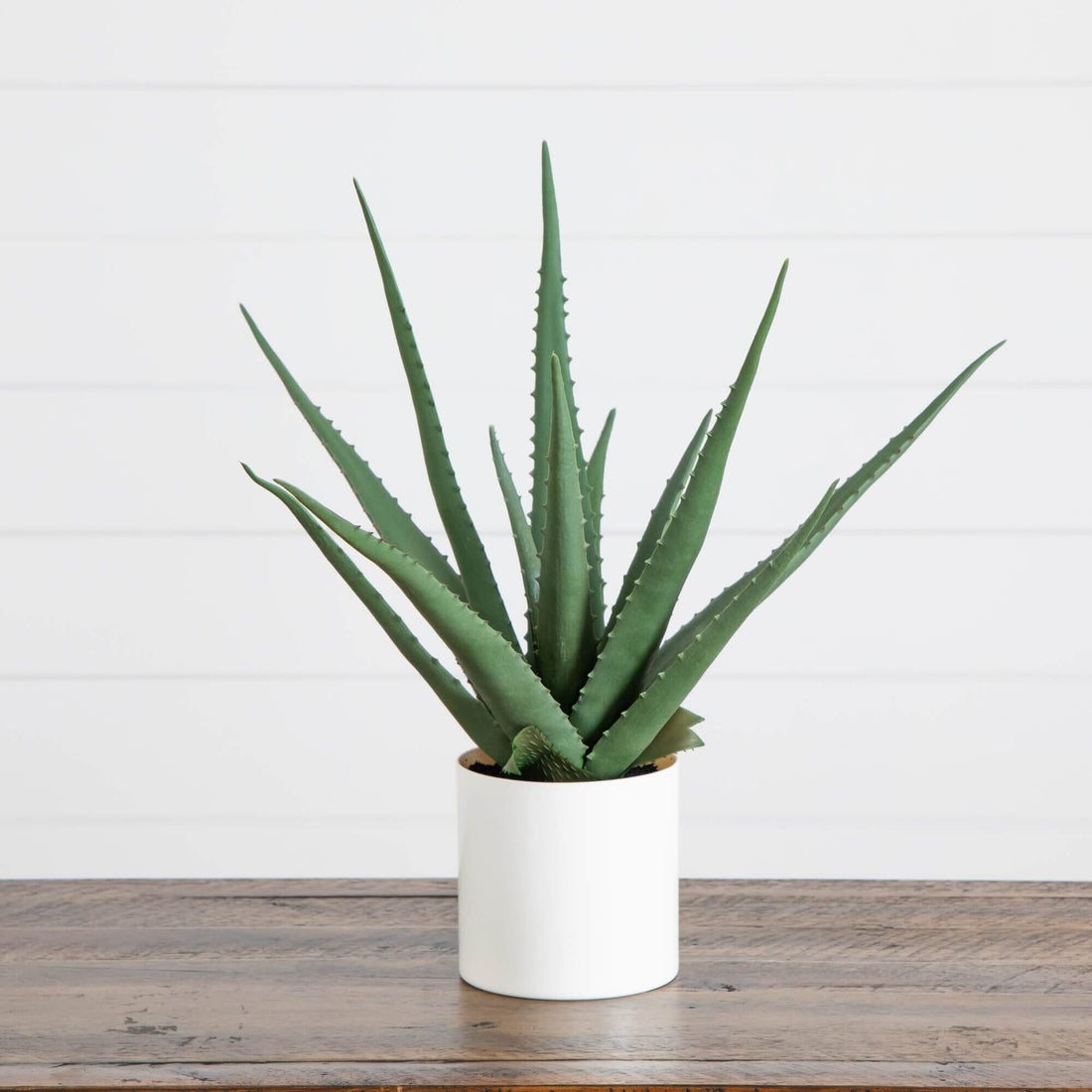 faux agave potted plant 17.5