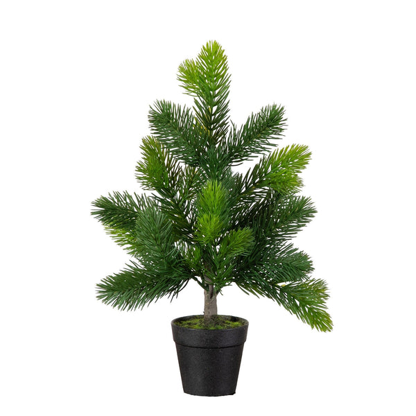18” Artificial Real Touch Spruce Pine Christmas Tree