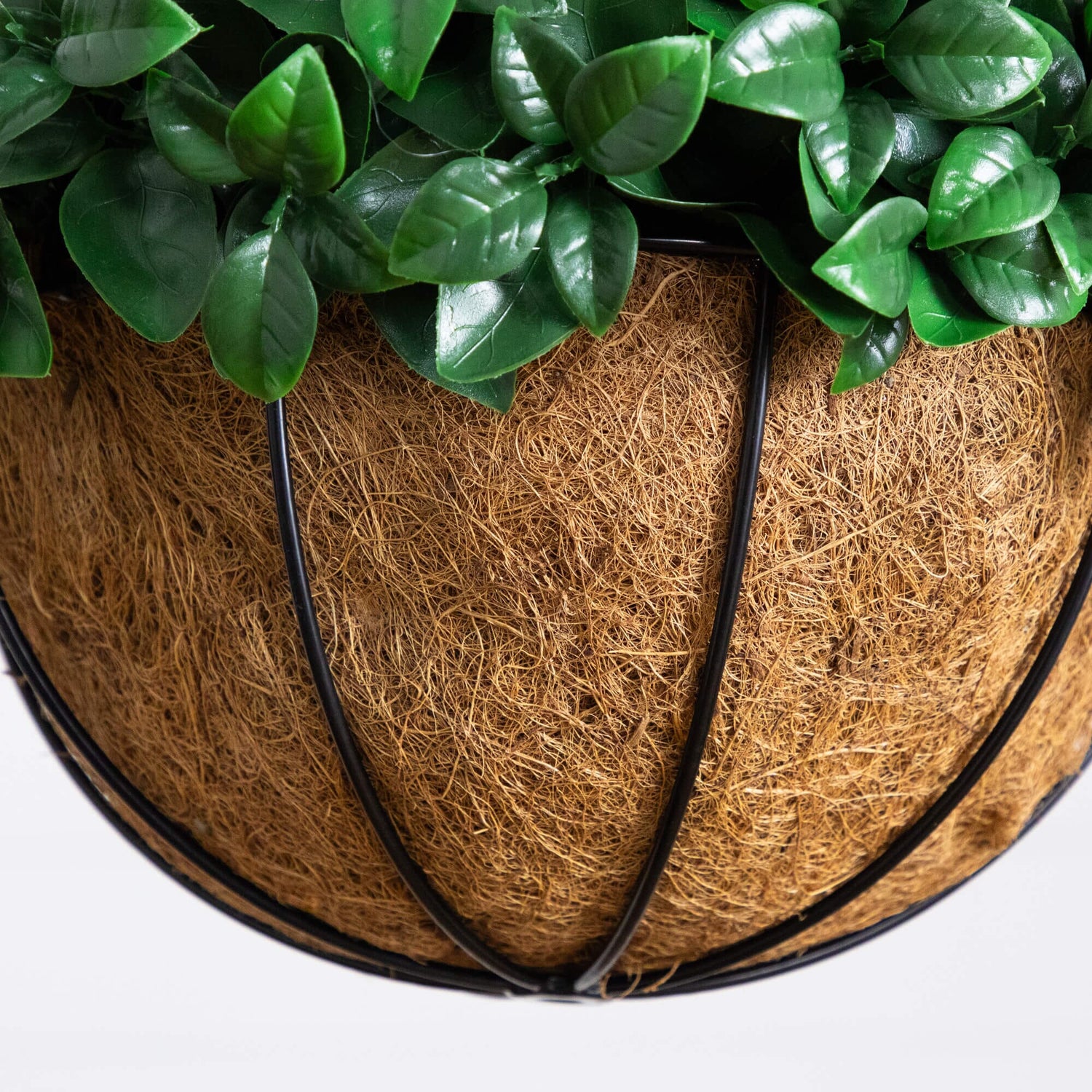 18" UV Resistant Artificial Gardenia Hanging Basket (Indoor/Outdoor)