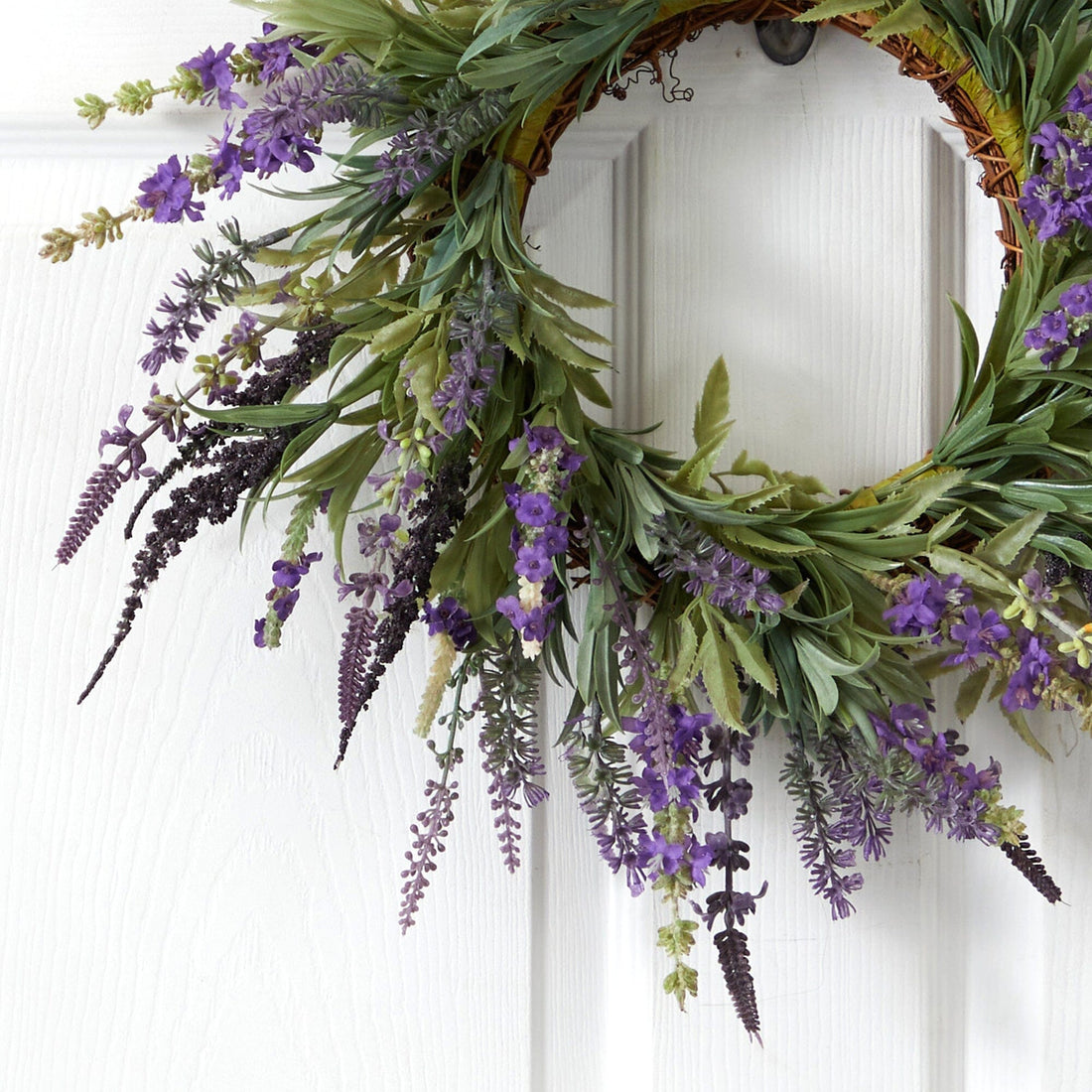 lavender flower wreath 18” Lavender Wreath
