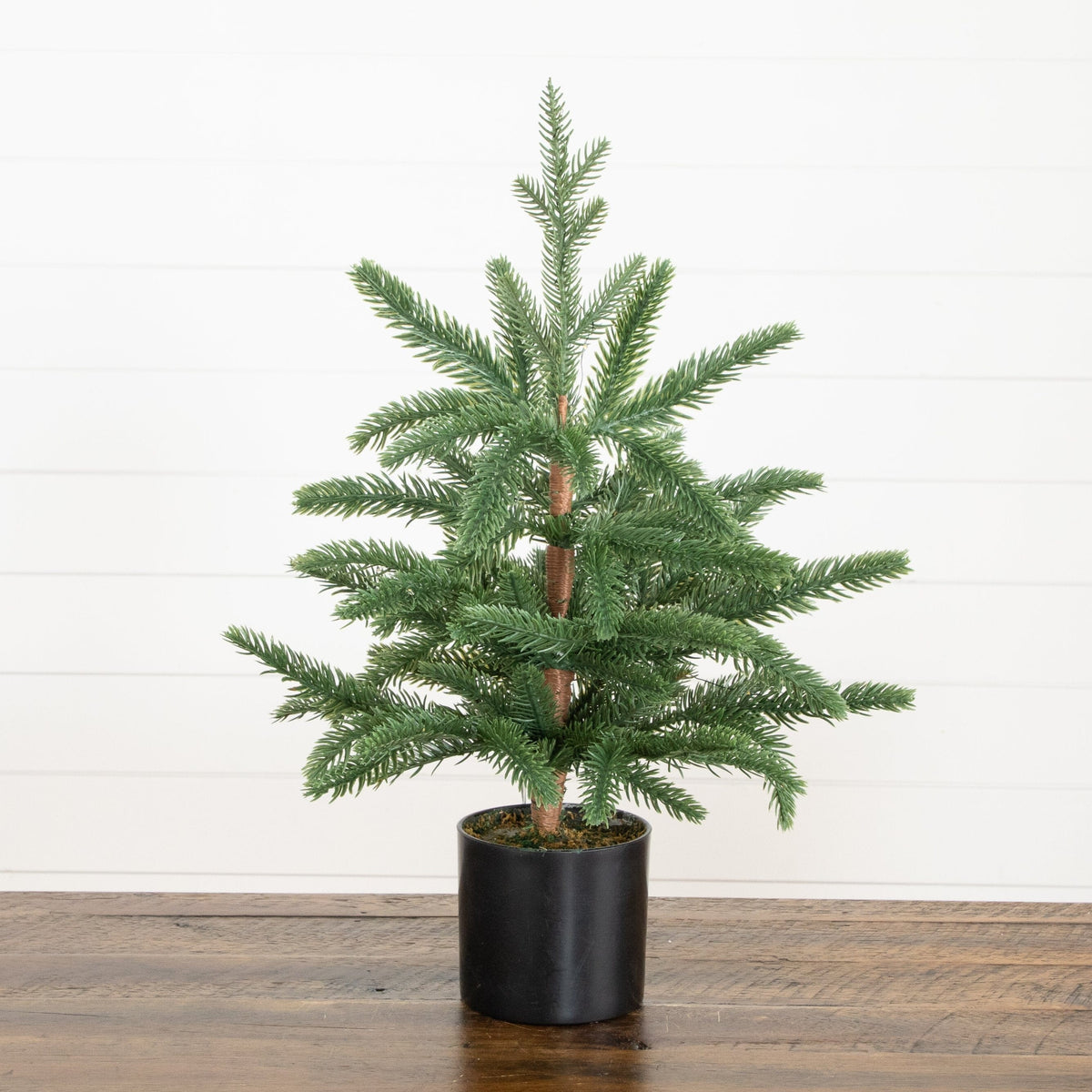 18” Pre-Lit Artificial Christmas Tree with 12 LED Lights
