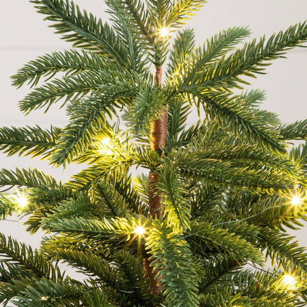 18” Pre-Lit Artificial Christmas Tree with 12 LED Lights