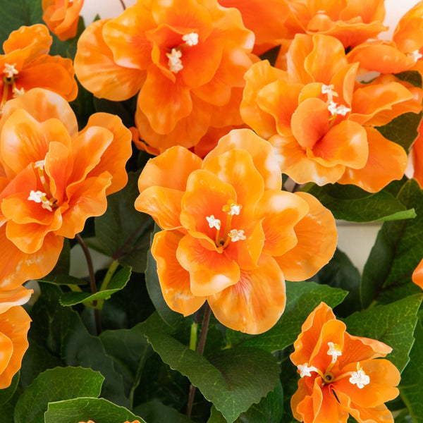 19" UV Resistant Artificial Azalea Bush (Indoor/Outdoor) - Set of 3