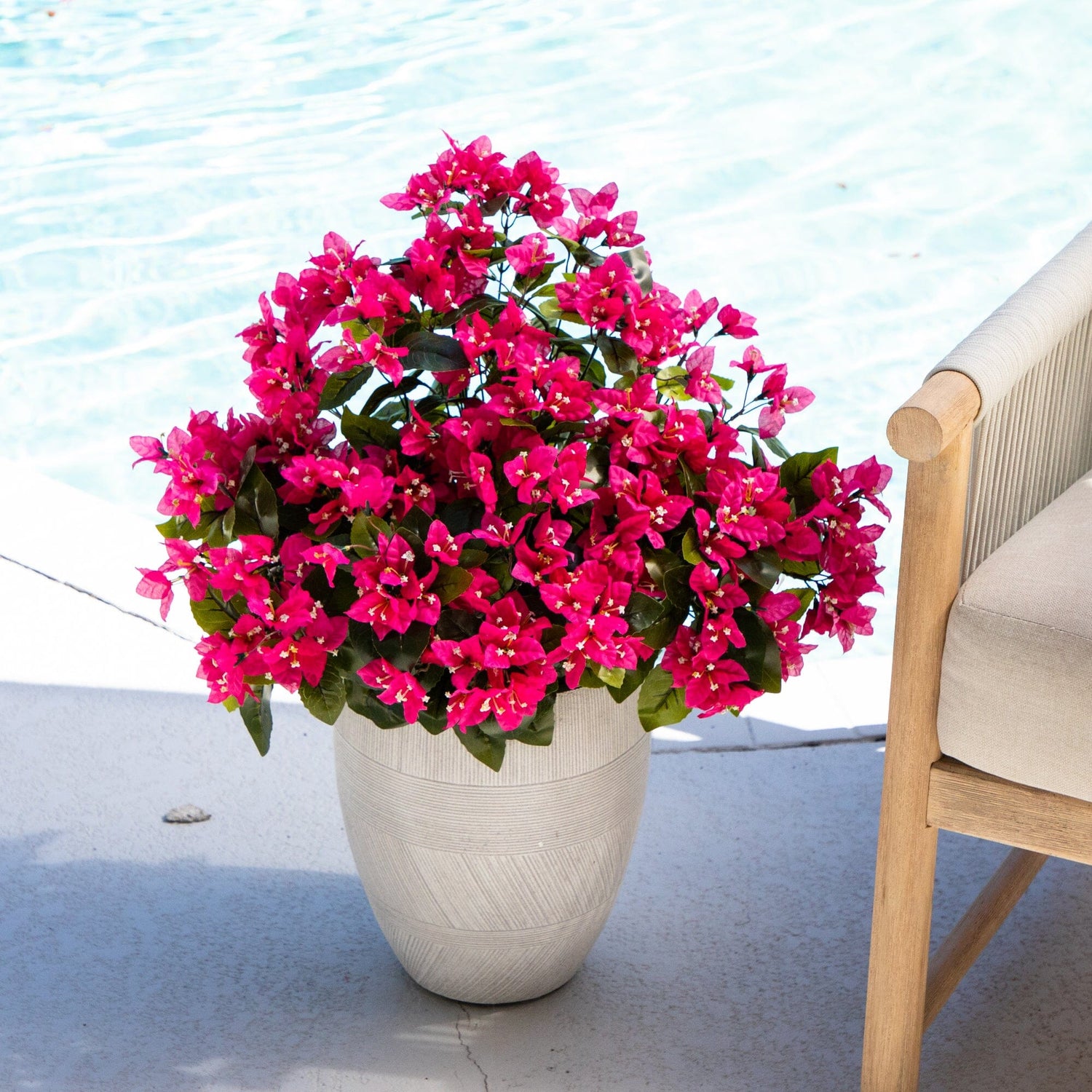 31 Artificial Pink Bougainvillea Arrangement in Vase | Nearly Natural 31 Artificial Pink Bougainvillea Arrangement in Vase | Nearly Natural