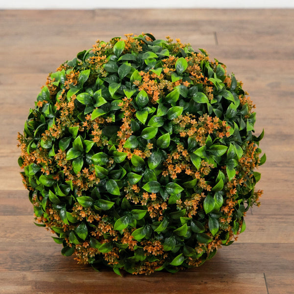 19” UV Resistant Artificial Christmas Pine with Stake (Indoor/Outdoor) - Set of 2