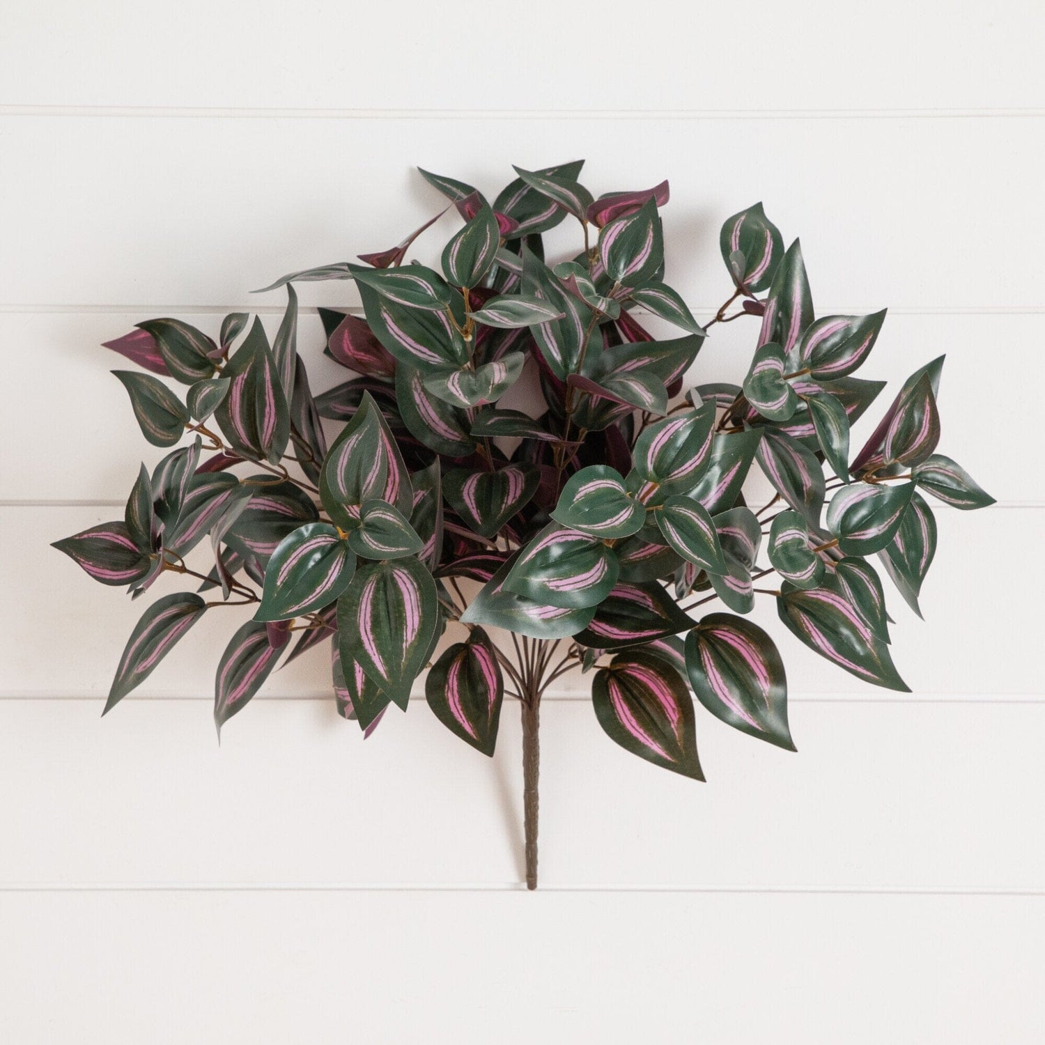 19" UV Resistant Artificial Wandering Jew Bush (Indoor/Outdoor)- Set of 3