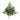 2' Artificial Real Touch Christmas Pine in White Decorative Planter