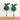 2' UV Resistant Artificial Easter Bunny Boxwood Topiary with Integrated Ground Stake (Indoor/Outdoor) - Set of 2