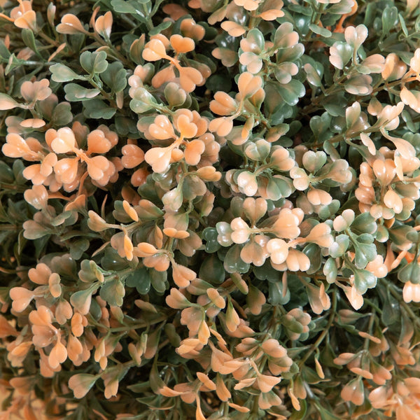 2’ UV Resistant Autumn Double Ball Boxwood Artificial Fall Topiary Tree