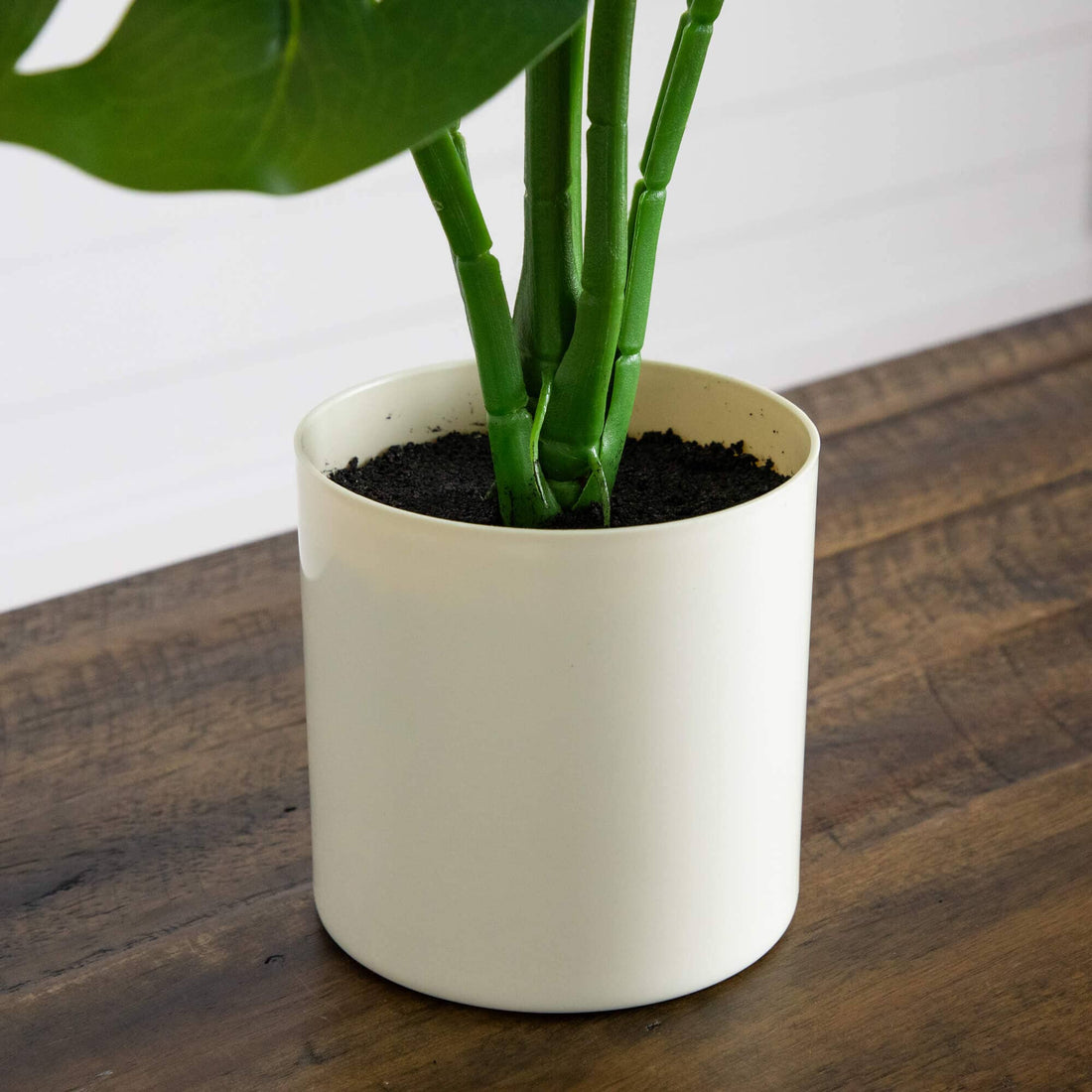 Nearly Natural 20-in Artificial Swiss Monstera Plant