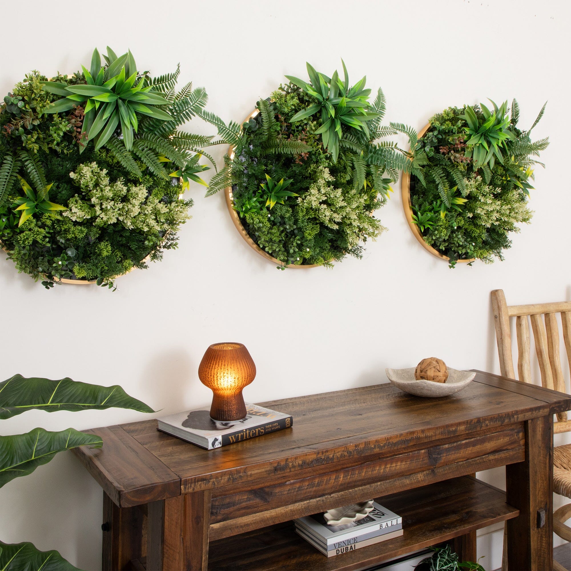 20” UV Resistant Artificial Queensland Rainforest Living Wall Art