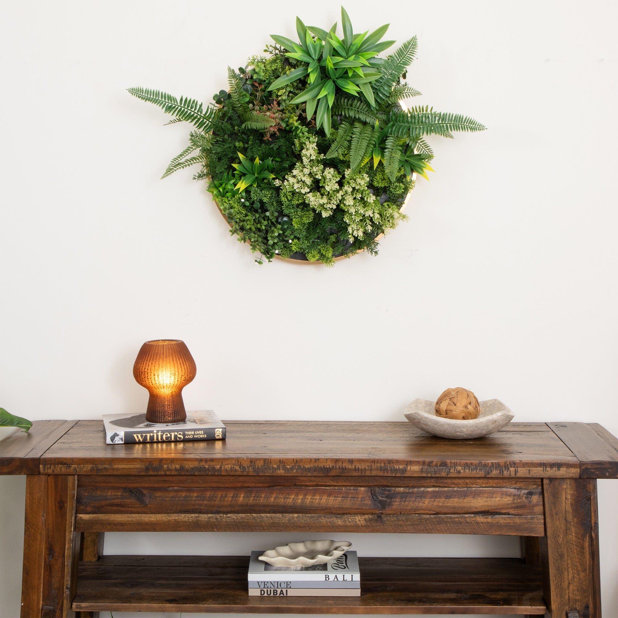 20” UV Resistant Artificial Queensland Rainforest Living Wall Art