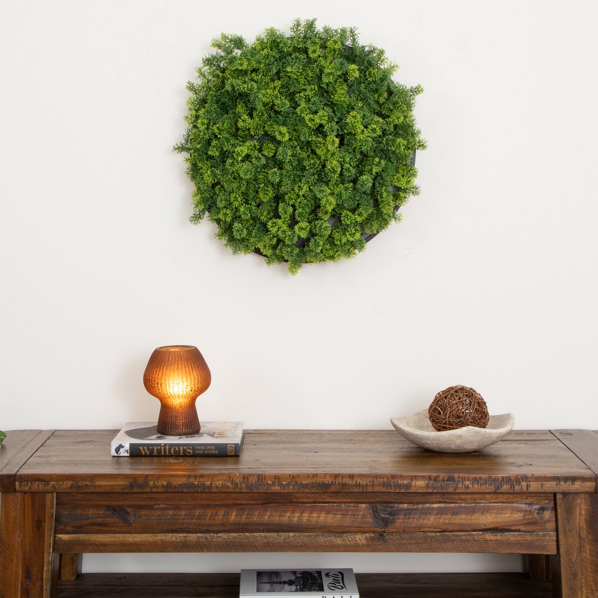 20” UV Resistant Irish Green Meadow Artificial Living Wall Art