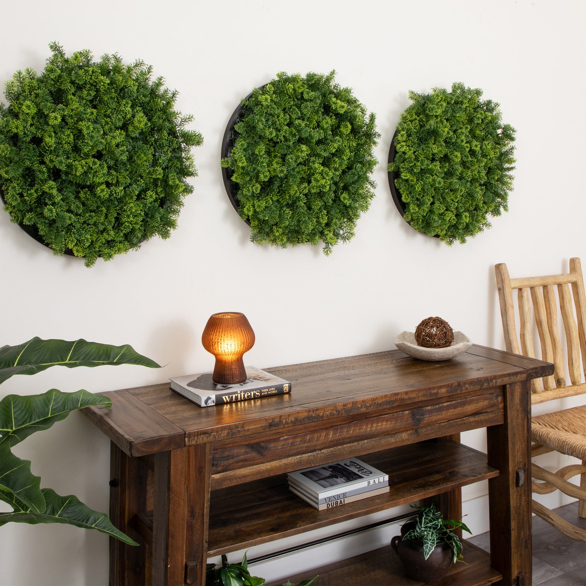 20” UV Resistant Irish Green Meadow Artificial Living Wall Art