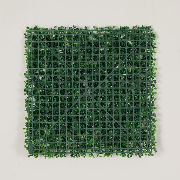 20" x 20" Artificial Boxwood Mat Wall Panel - Set of 12