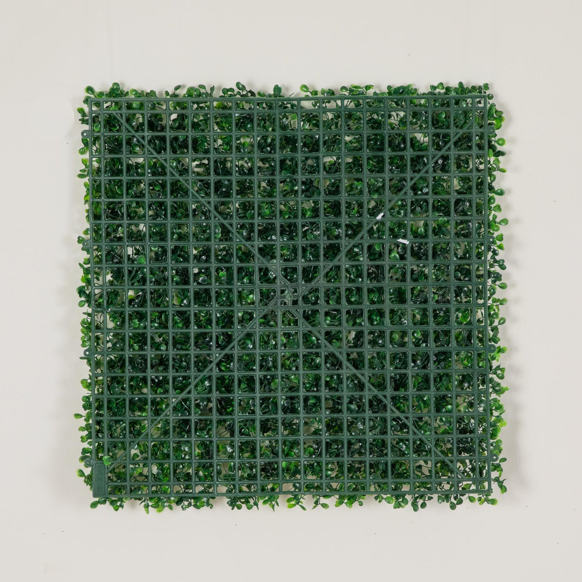 20" x 20" Artificial Boxwood Mat Wall Panel - Set of 12