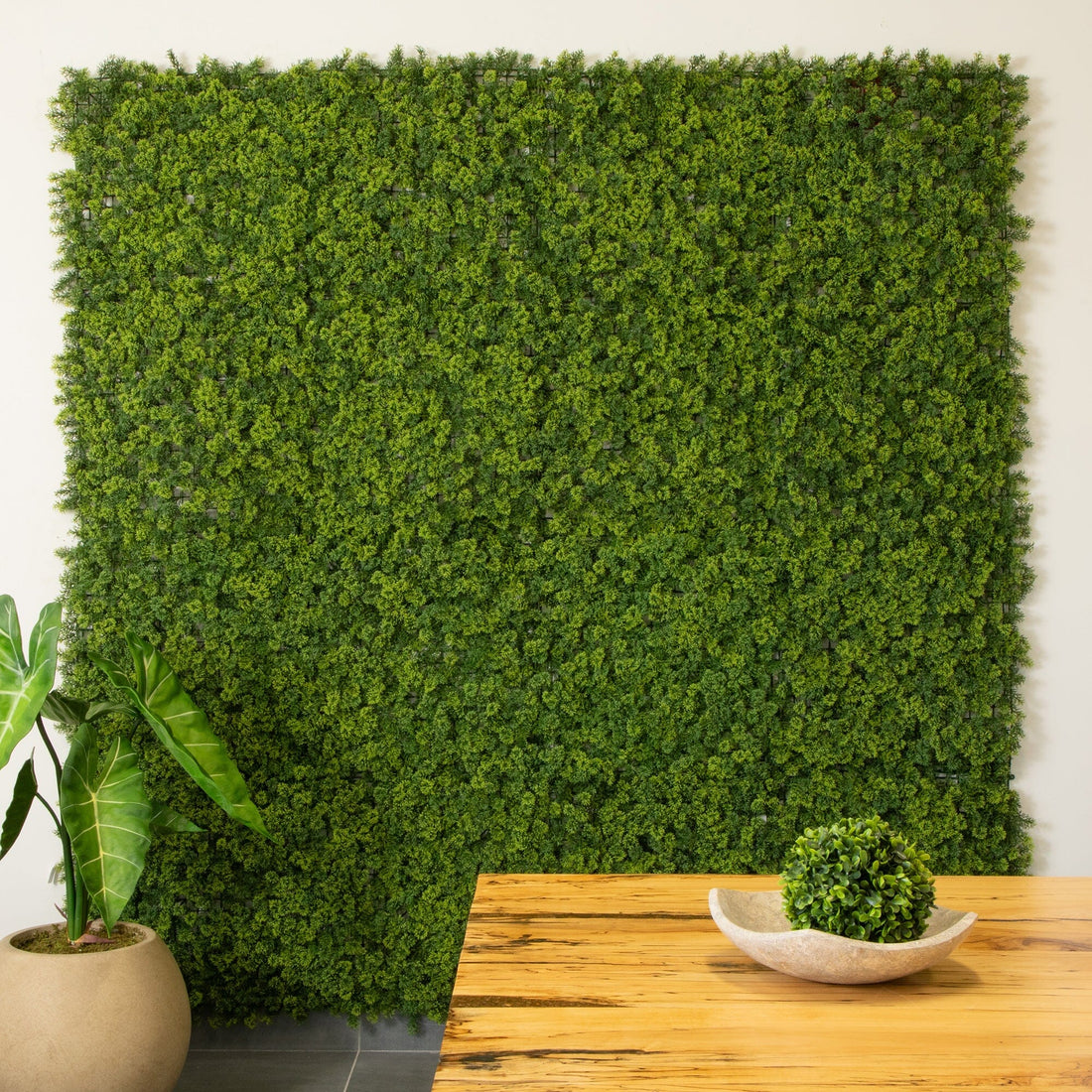 Nearly Natural 20in. x 20in. UV Resistant Irish Green Meadow Artificial Living Wall Panels (Indoor/Outdoor) - Set of 6, image size:1100x1100