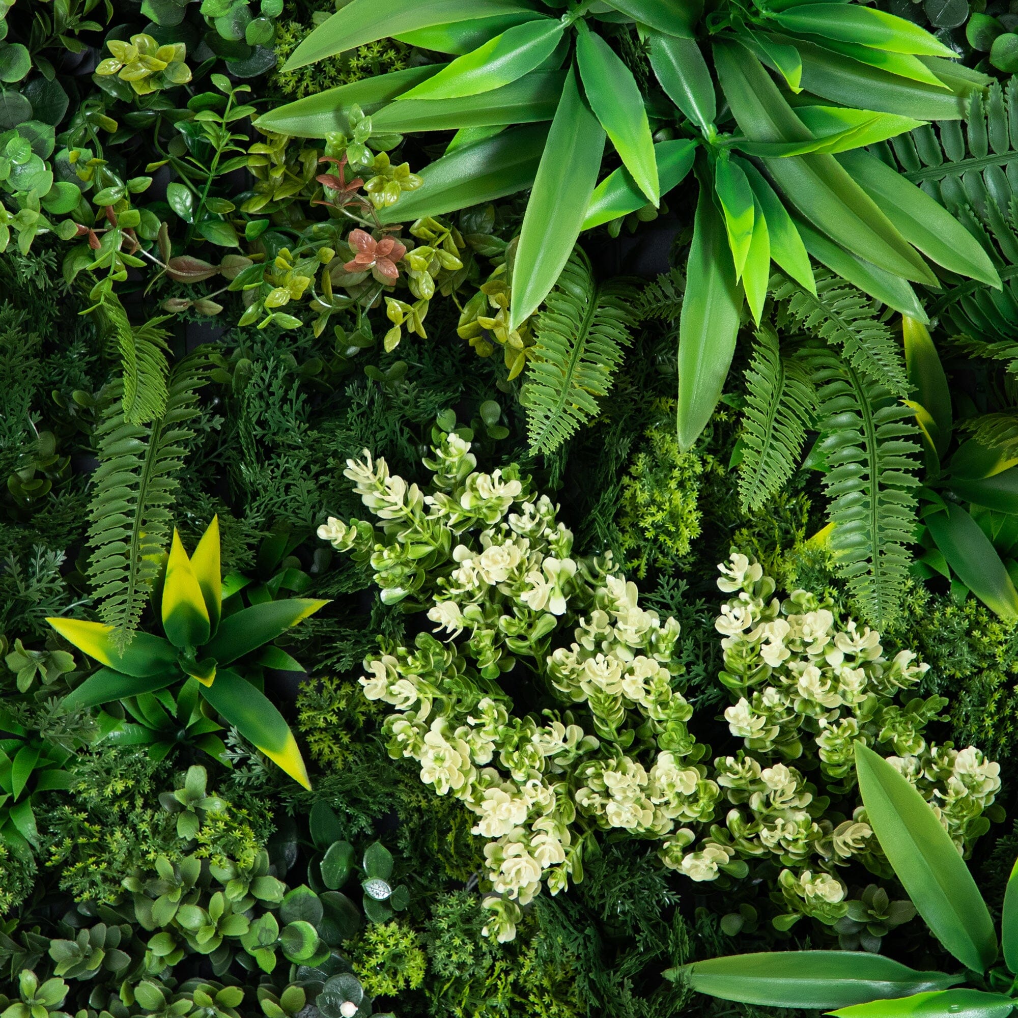20” x 20” UV Resistant Queensland Rainforest Artificial Living