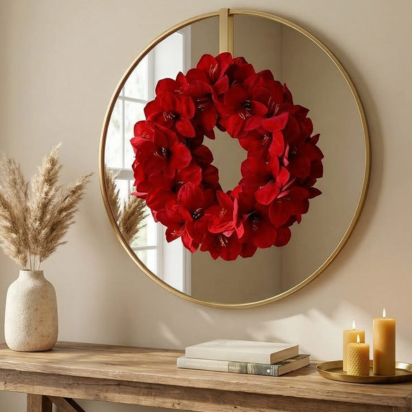 22” Amaryllis Wreath