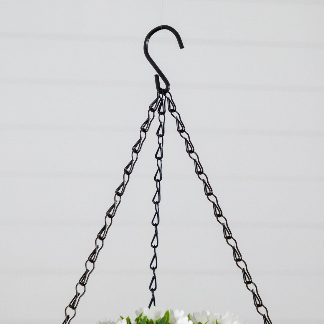 hanging plant extender 22” UV Resistant Artificial Mini Rose and Aptenia Hanging Basket (Indo – Nearly Natural