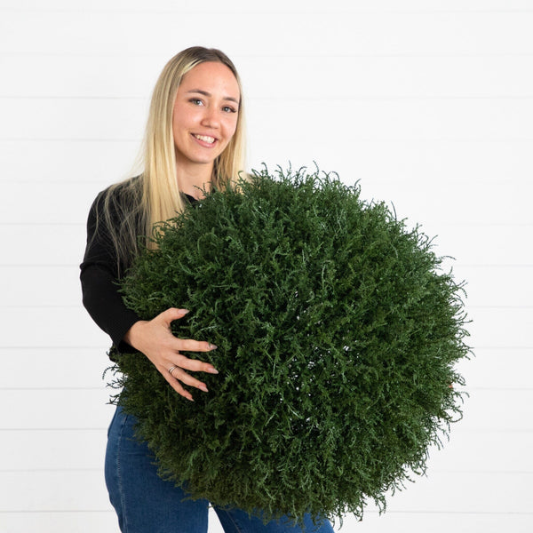 23” UV Resistant Artificial Cedar Ball (Indoor/Outdoor)