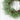 24” Iced Pine Artificial Wreath with Pine Cones