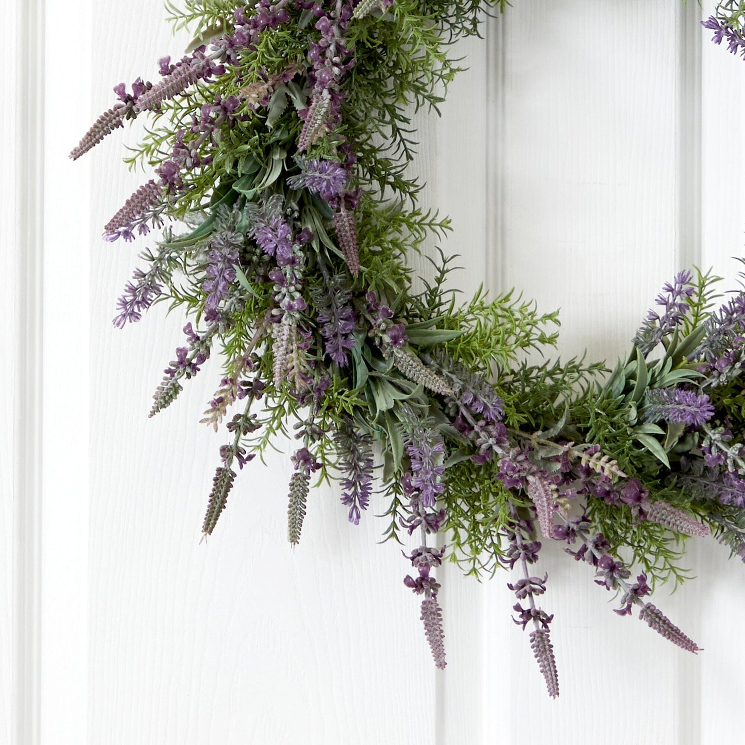 24” Lavender Artificial Wreath