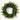 24” Long Pine Artificial Christmas Wreath with 35 Clear LED Lights