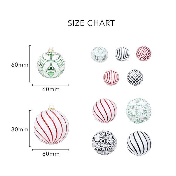 24-pc Pink and Sliver Ball Shatterproof Christmas Ornaments