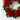 24” Poinsettia, Berry and Golden Pine Cone Artificial Wreath