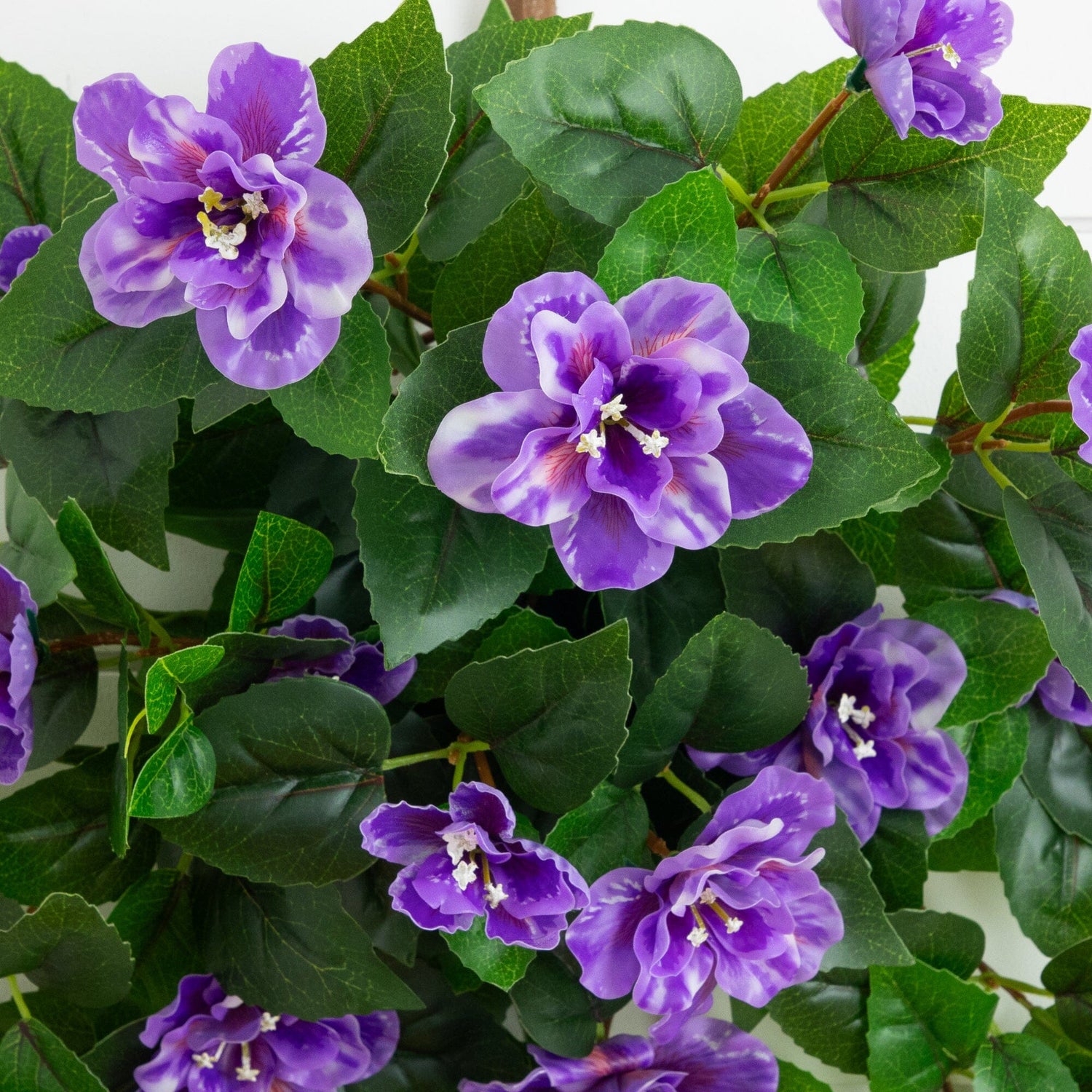 24" UV Resistant Artificial Azalea Hanging Plant (Indoor/Outdoor) - Set of 3