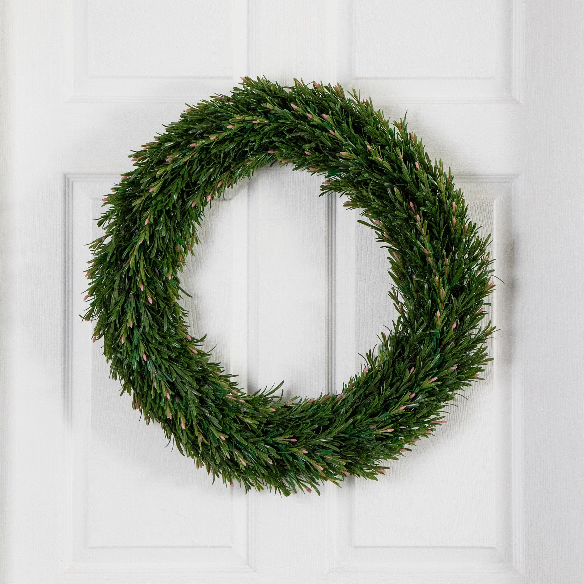 24” UV Resistant Rosemary Artificial Wreath (Indoor/Outdoor