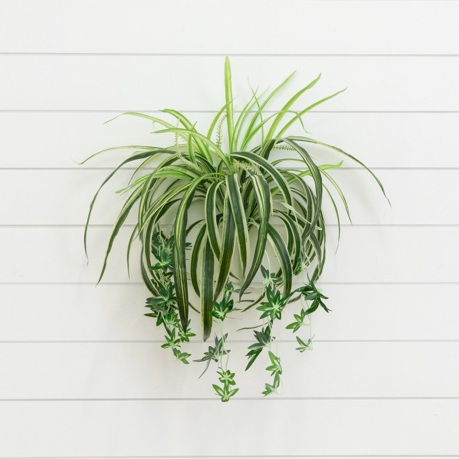 24" UV Resistant Artificial Spider Bush (Indoor/Outdoor) - Set of 3