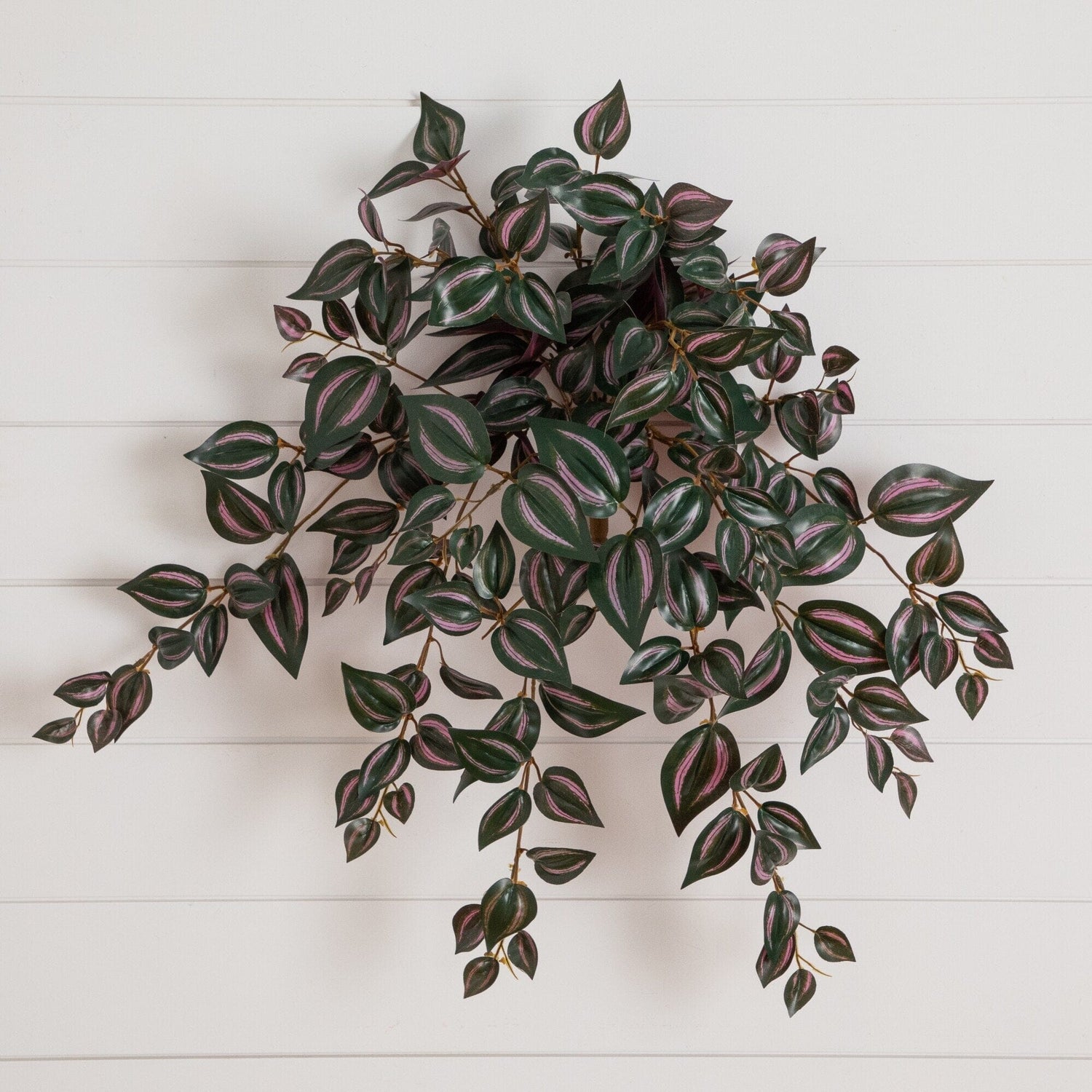 24" UV Resistant Artificial Wandering Jew Hanging Plant (Indoor/Outdoor)- Set of 3