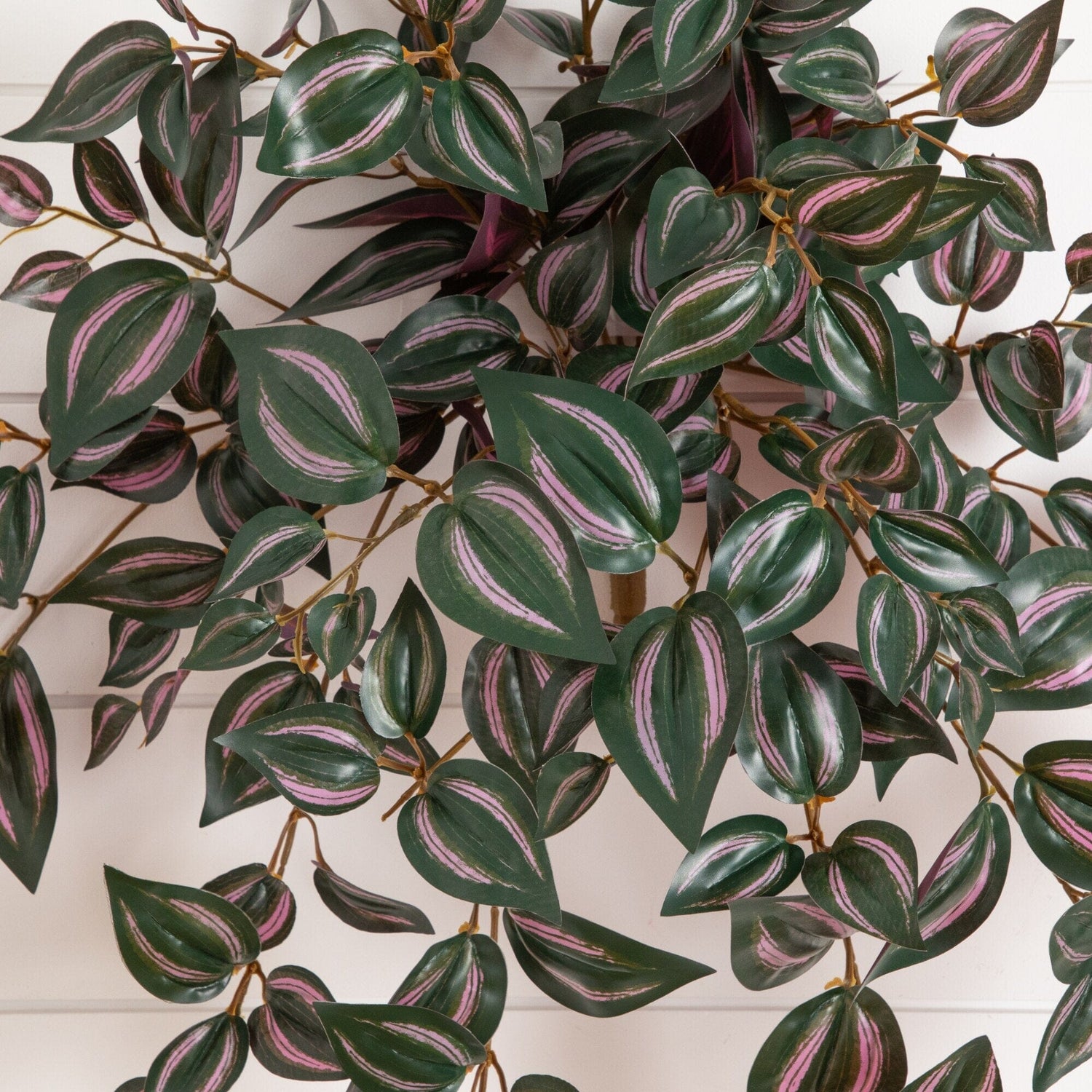 24" UV Resistant Artificial Wandering Jew Hanging Plant (Indoor/Outdoor)- Set of 3