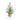 26” Artificial Flocked Fir Christmas Tree in Woven Basket