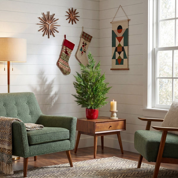 26” Artificial Real Touch Cypress Christmas Tree