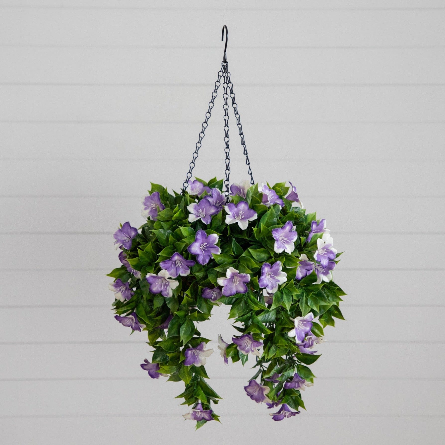 27” UV Resistant Artificial Azalea Hanging Basket (Indoor/Outdoor
