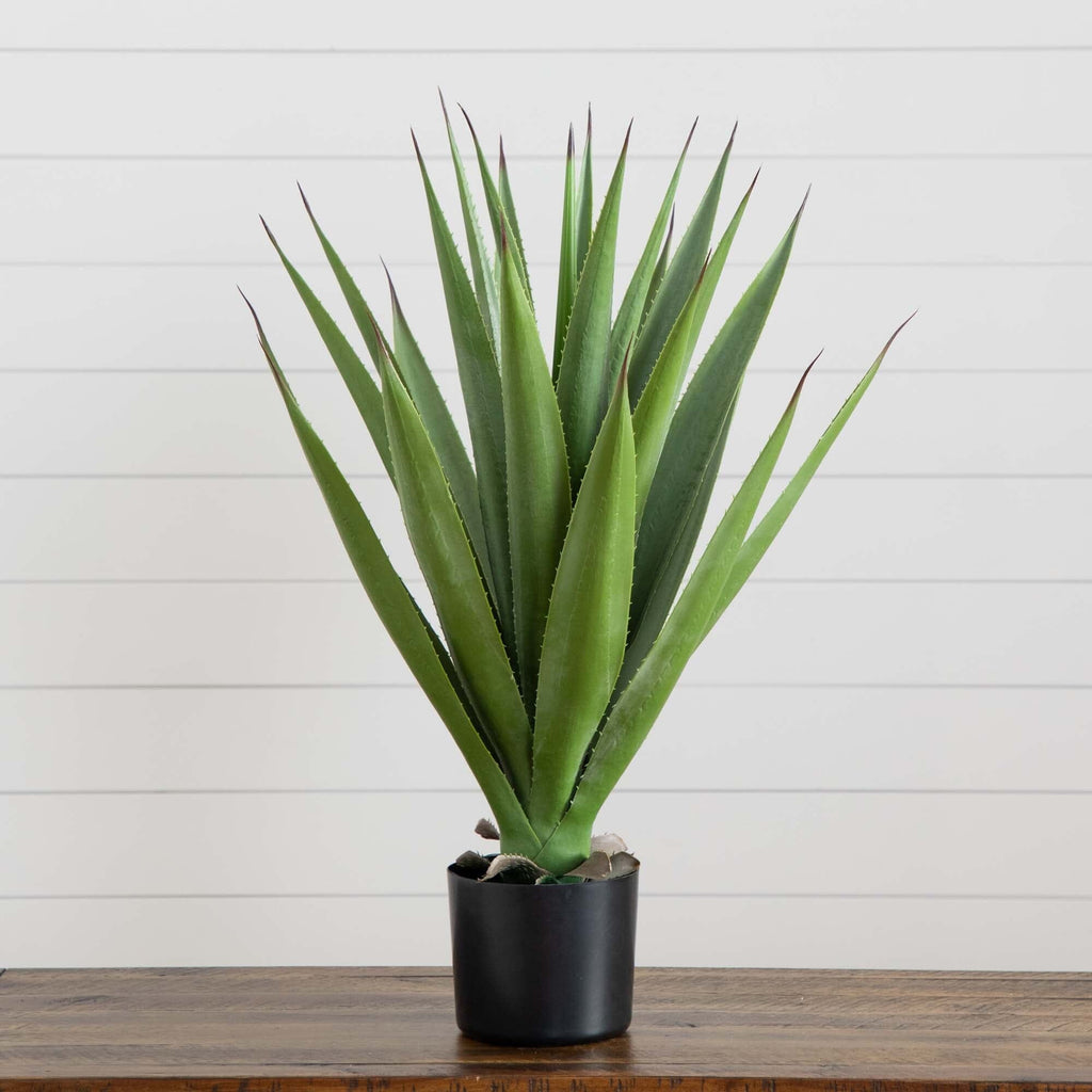 faux potted agave plant 28” Artificial Agave Plant