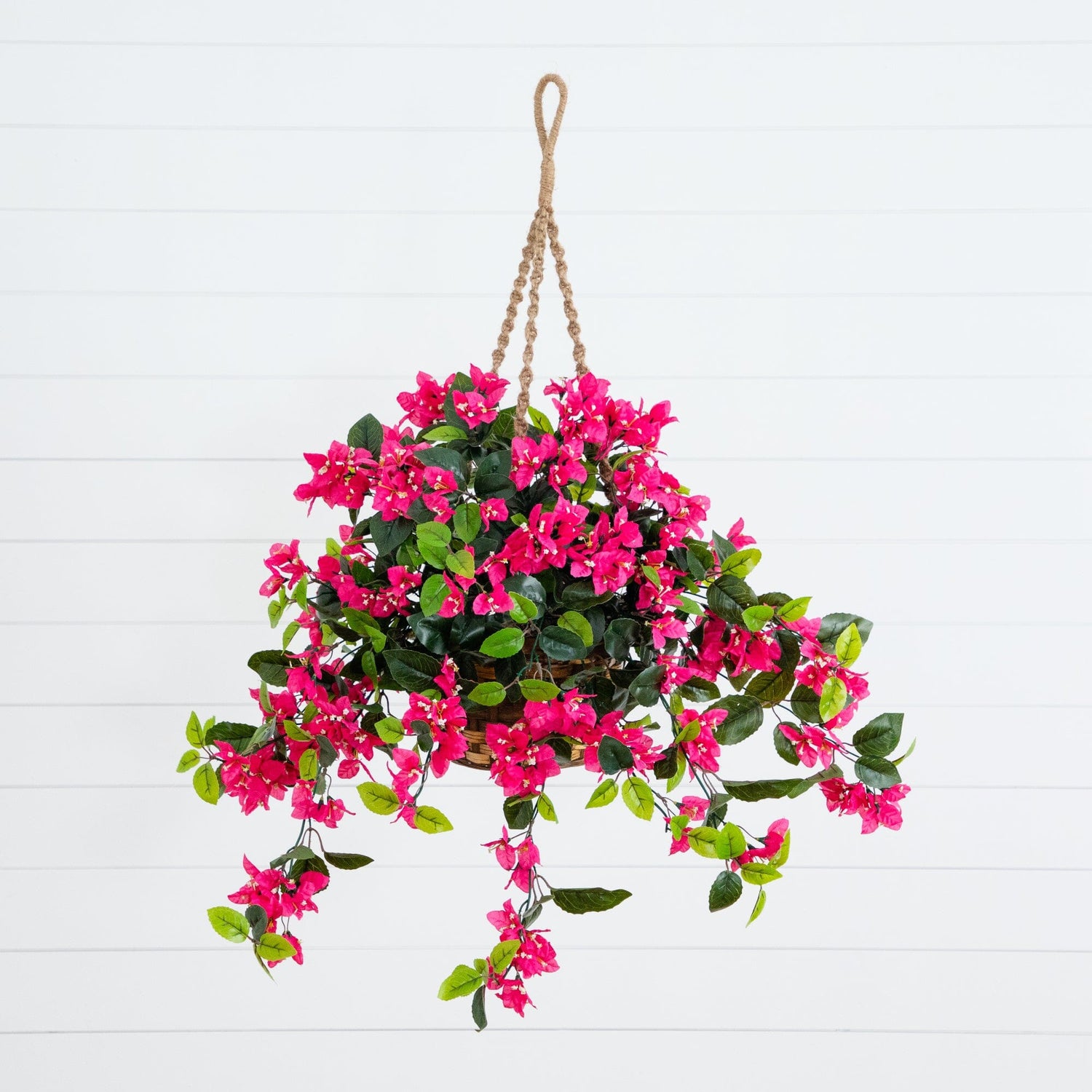 28” Bougainvillea Hanging Basket UV (Indoor/Outdoor)