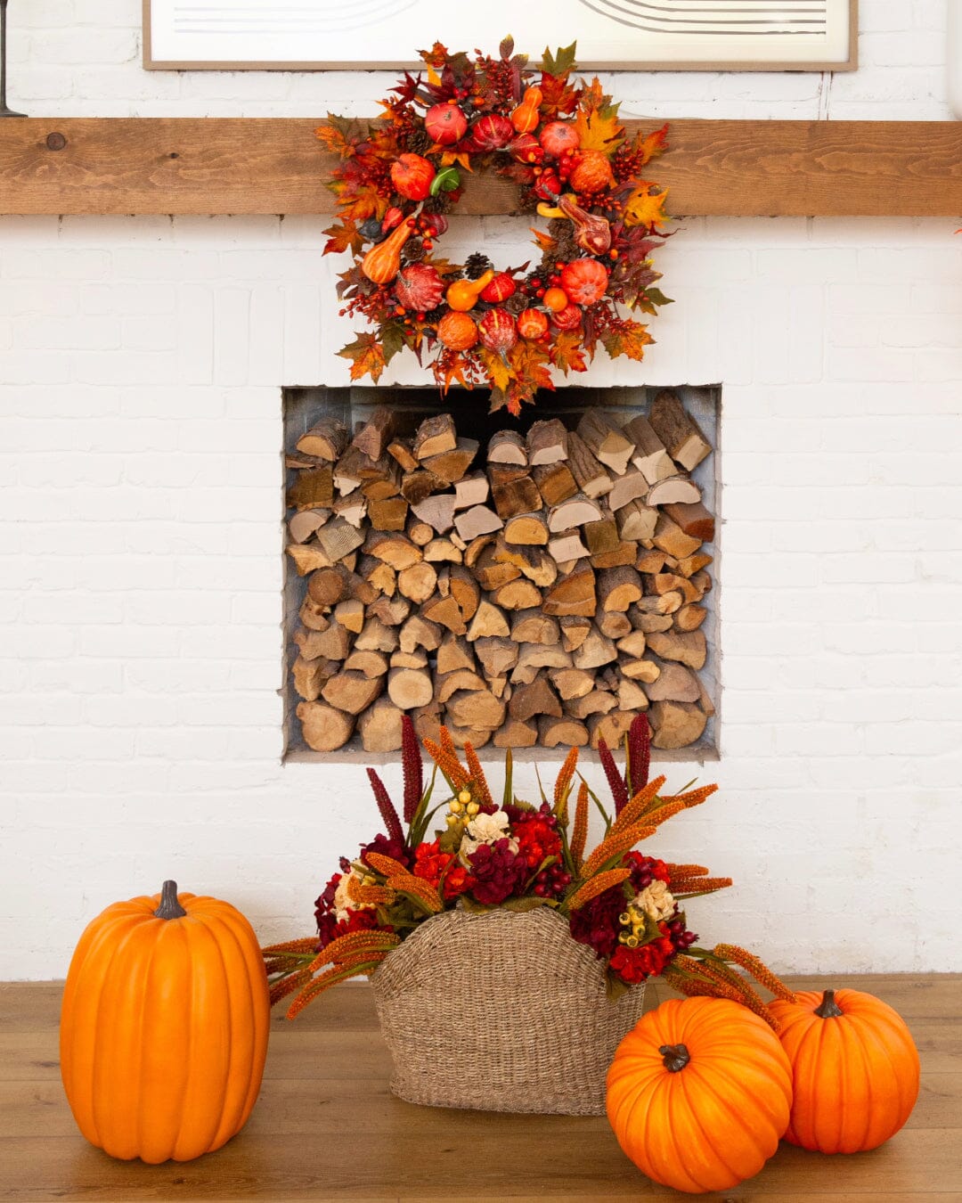 28" Harvest Wreath - Thumbnail 4