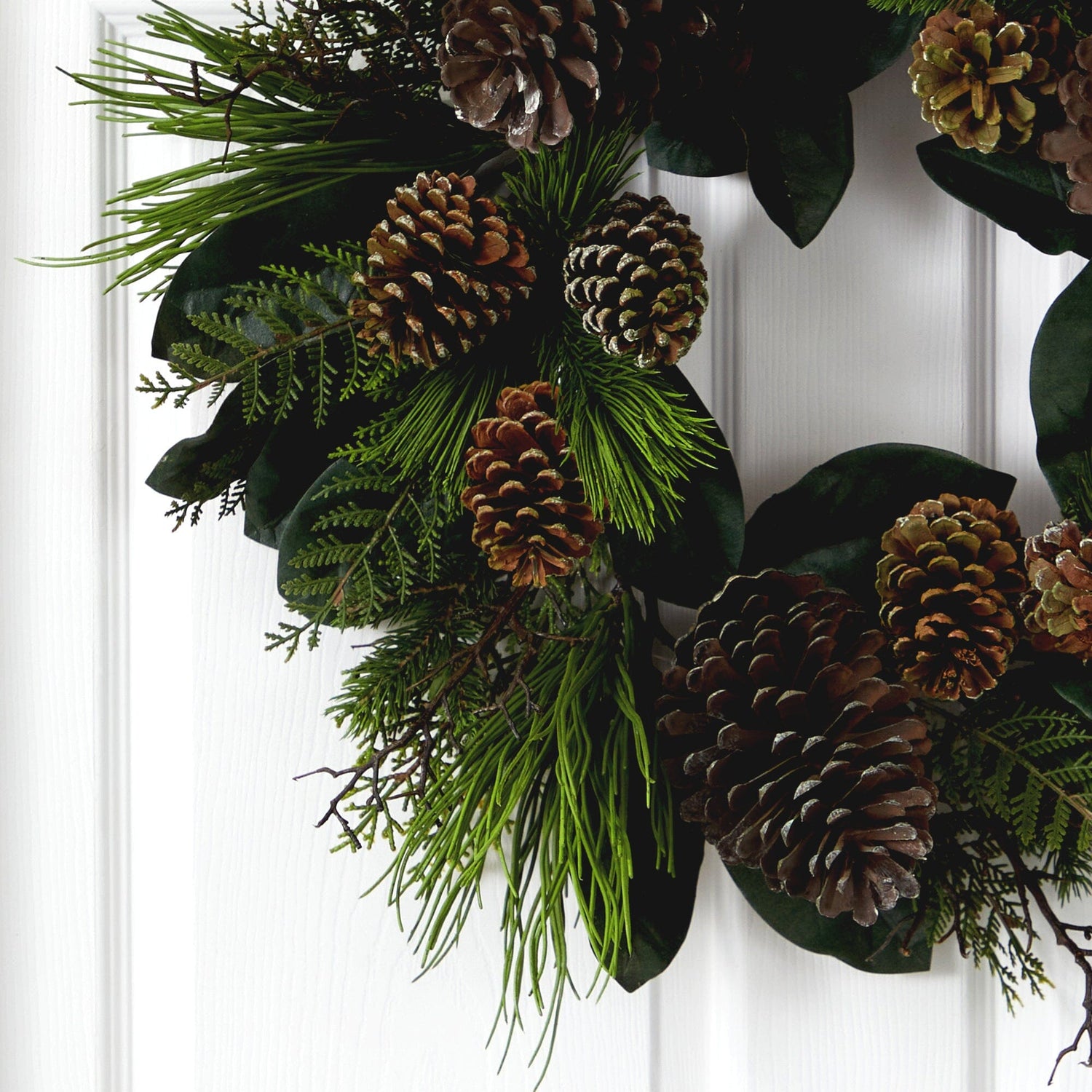 28” Pine Cone and Pine Wreath