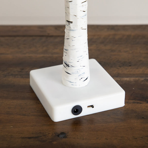 2' Pre-Lit Artificial Butterfly Twig Tree with 24 Warm White LED Lights